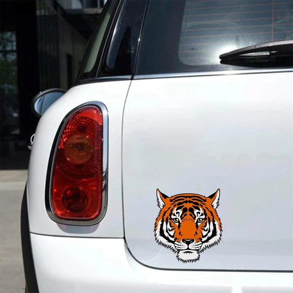 Kaplan 3 Sticker 10x10 cmRenkli Sticker - Resim 2