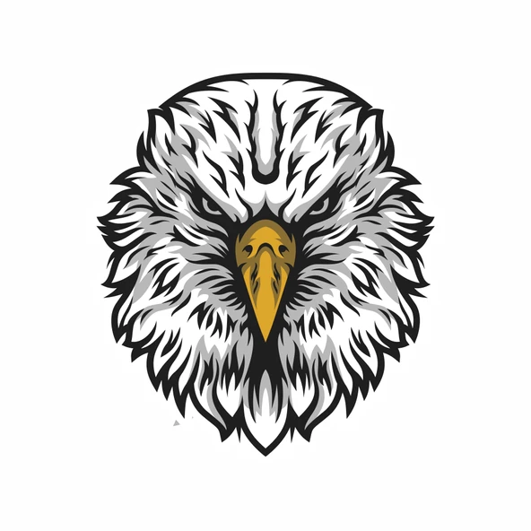 Kartal Sticker 10x10 cmRenkli Sticker ürün görseli 1
