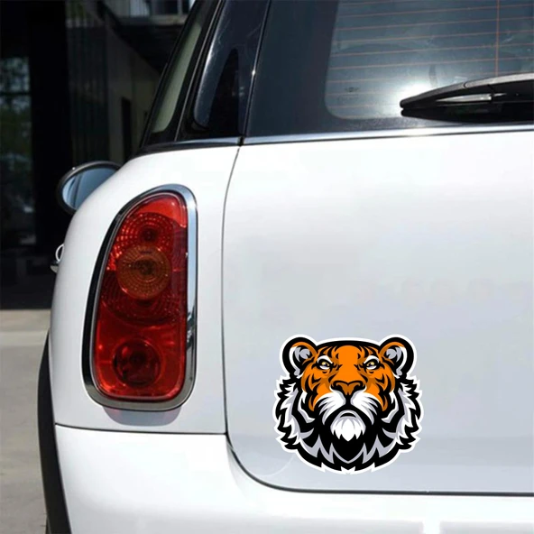 Kaplan Sticker 10x10 cmRenkli Sticker - Resim 2