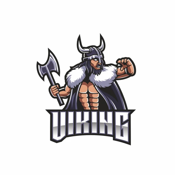 Viking 3 Sticker 10x10 cmRenkli Sticker ürün görseli 1