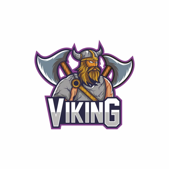 Viking 2 Sticker 10x10 cmRenkli Sticker ürün görseli 1