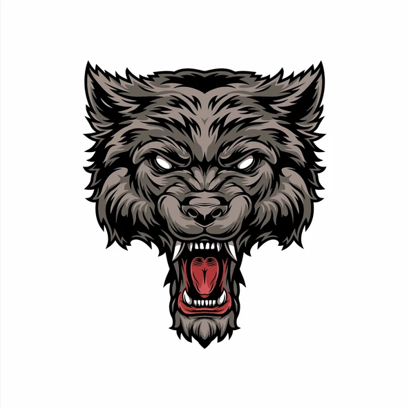 Bozkurt Sticker 10x10 cmRenkli Sticker ürün görseli 1