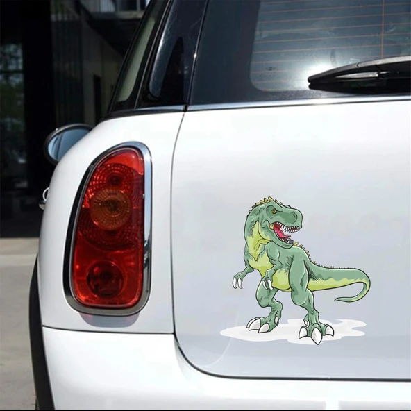Trex Sticker 10x10 cmRenkli Sticker - Resim 2