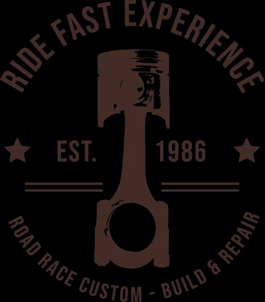 Ride Fast Experience Sticker 10x10 cmRenkli Sticker ürün görseli 1