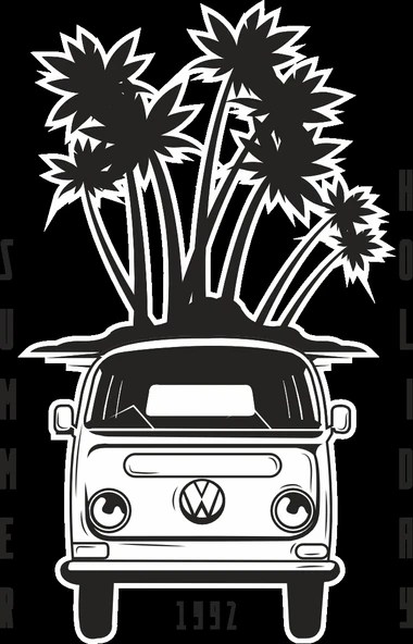 kARAVAN ve Tatil Sticker 10x10 cmRenkli Sticker ürün görseli 1