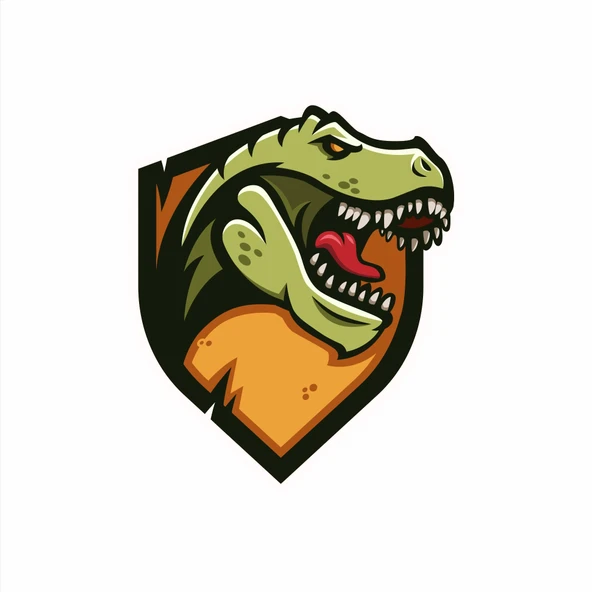 Trex Sticker 2 10x10 cmRenkli Sticker ürün görseli 1