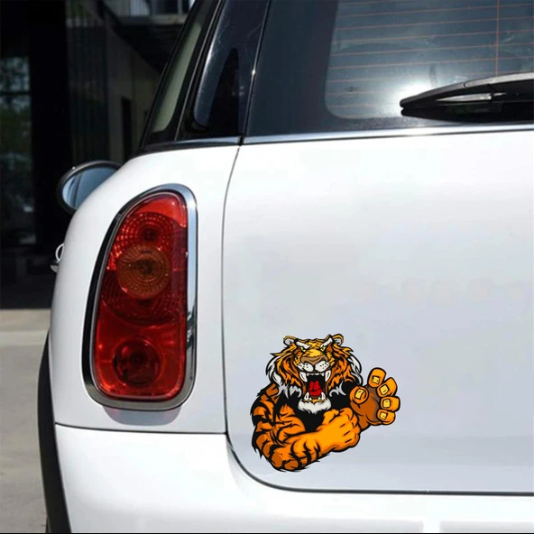 Kaplan Sticker 9 10x10 cmRenkli Sticker - Resim 2