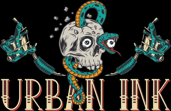 Urban Kurukafa ve Yılan Sticker 10x10 cmRenkli Sticker ürün görseli 1