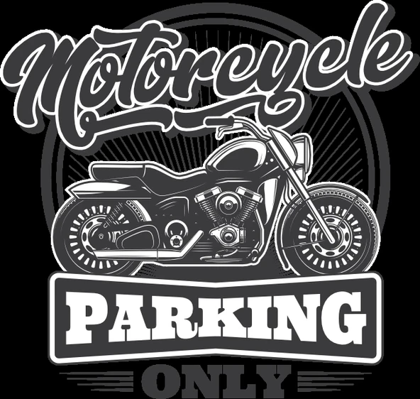 Motorcycle Sticker 10x10 cmRenkli Sticker ürün görseli 1