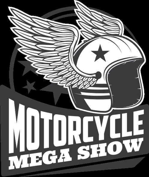 Motorcycle Mega Show Sticker 10x10 cmRenkli Sticker ürün görseli 1