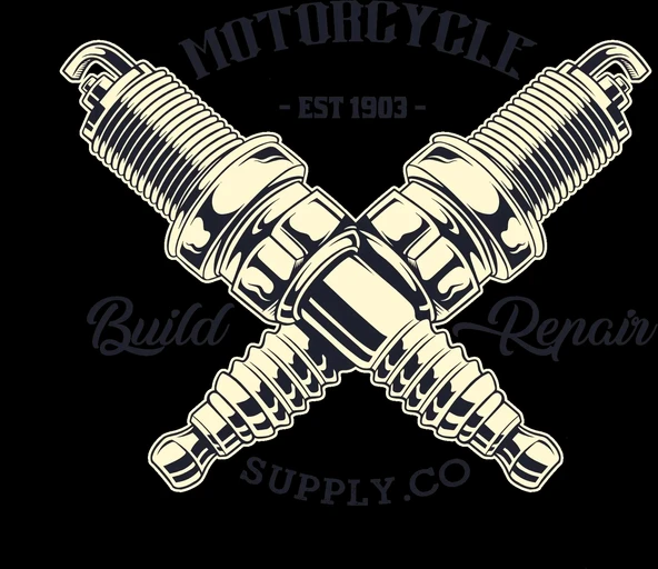 Mekanik Motor Parçaları Sticker 10x10 cmRenkli Sticker ürün görseli 1