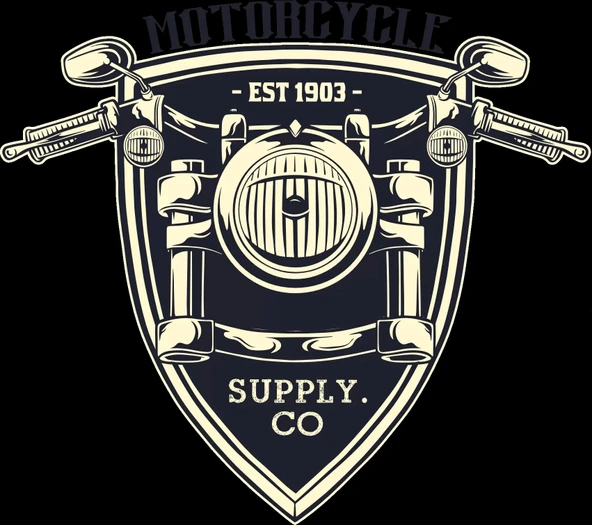 Est 1903 Motor Sticker 10x10 cmRenkli Sticker ürün görseli 1