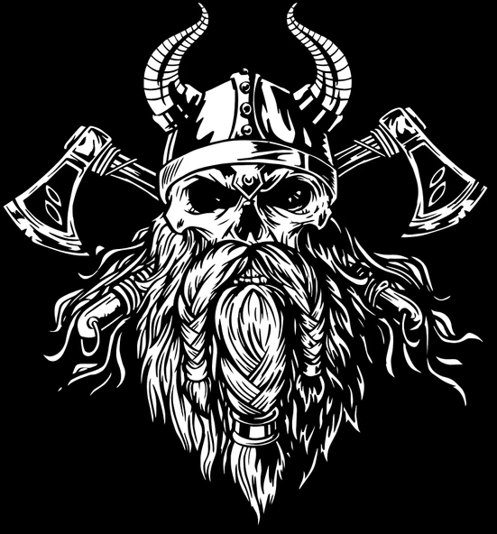 Viking Sticker 5 10x10 cmRenkli Sticker ürün görseli 1