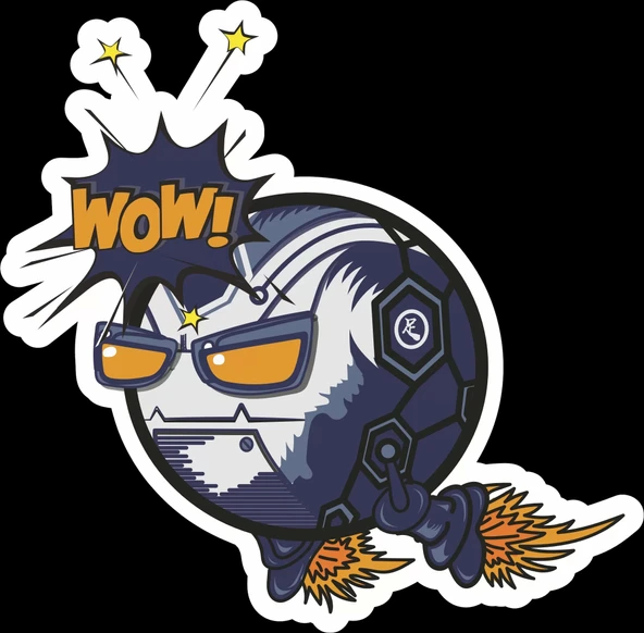 Bomba Sticker 10x10 cmRenkli Sticker ürün görseli 1