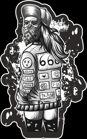 Sticker 10x10 cmRenkli Sticker ürün görseli 1