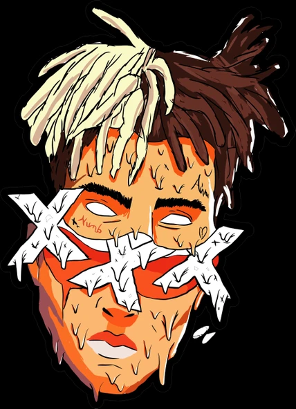 xxx Sticker 10x10 cmRenkli Sticker ürün görseli 1