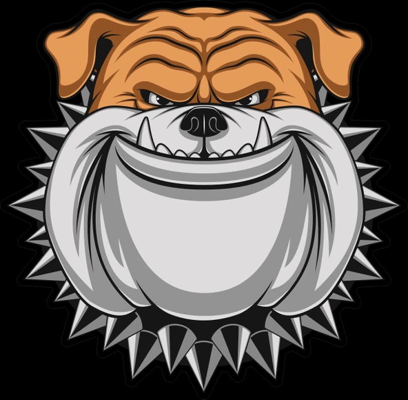 köpek sticker 10x10 cmRenkli Sticker ürün görseli 1