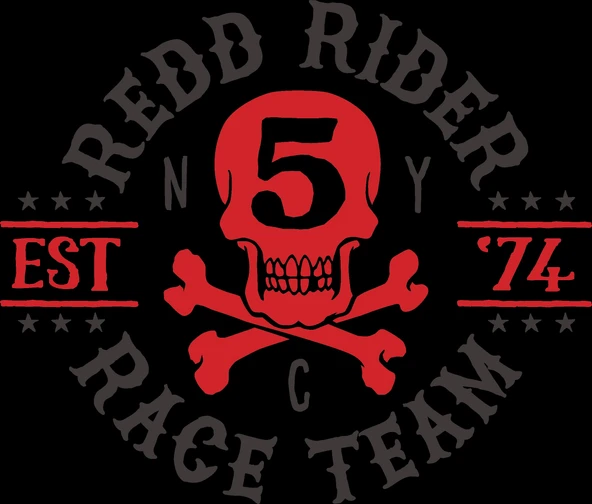 Redd Rider Sticker 10x10 cmRenkli Sticker ürün görseli 1
