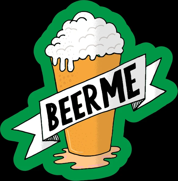 Beer Sticker 10x10 cmRenkli Sticker ürün görseli 1