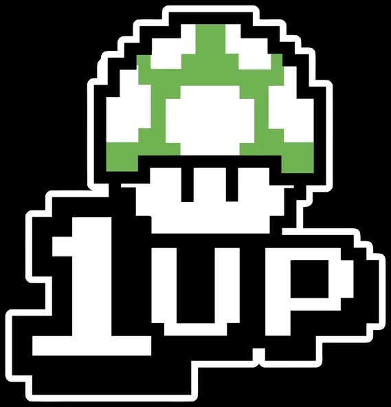 1up Sticker 10x10 cmRenkli Sticker ürün görseli 1