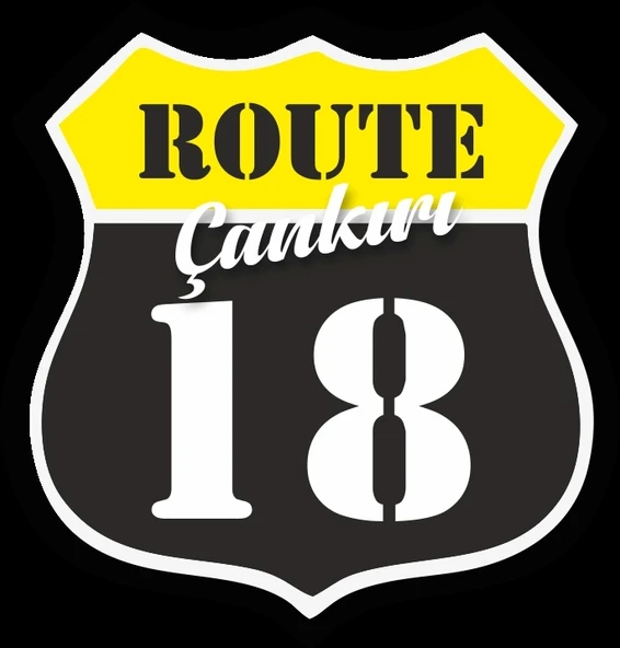 18 Çankırı Sticker 10x10 cmRenkli Sticker ürün görseli 1