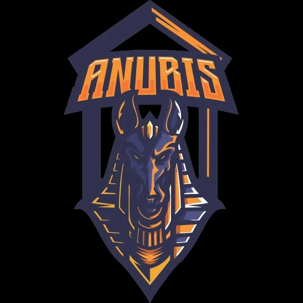 Anubis 10x10 cm Renkli Sticker ürün görseli 1