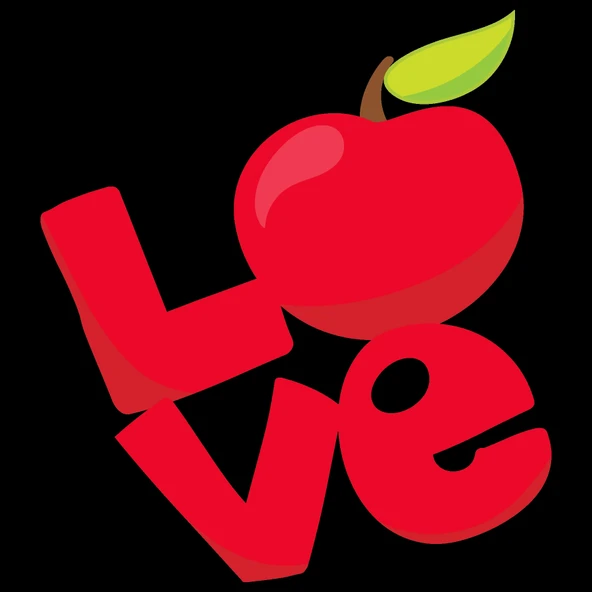 Love Slow Sticker 10x10 cmRenkli Sticker ürün görseli 1