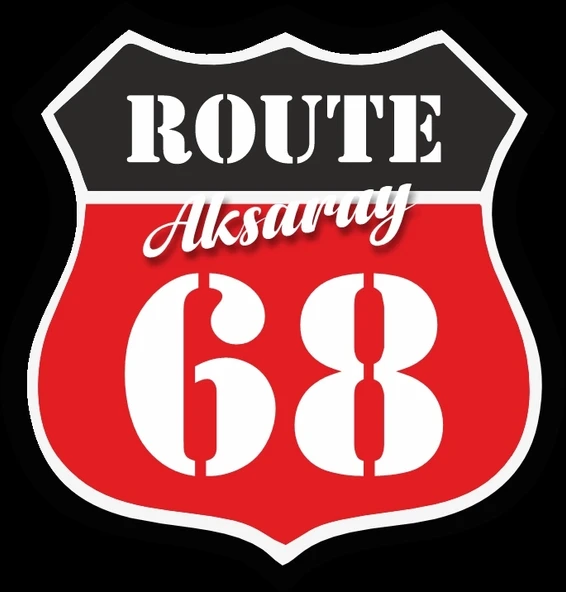 68 Aksaray Sticker 10x10 cmRenkli Sticker ürün görseli 1