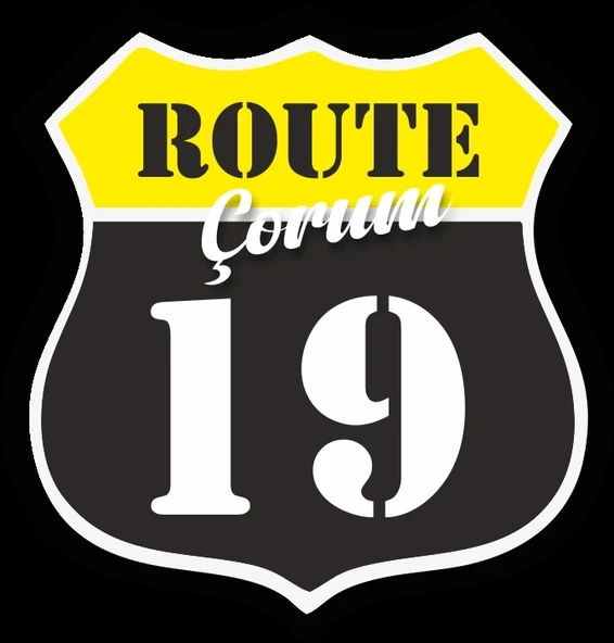 19 Çorum Sticker 10x10 cmRenkli Sticker ürün görseli 1
