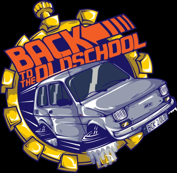 bakcto school sticker 10x10 cmRenkli Sticker ürün görseli 1