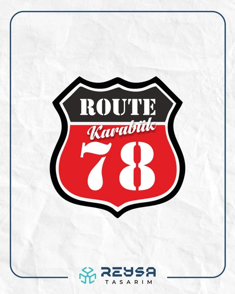 78 Karabük Sticker 10x10 cmRenkli Sticker ürün görseli 1