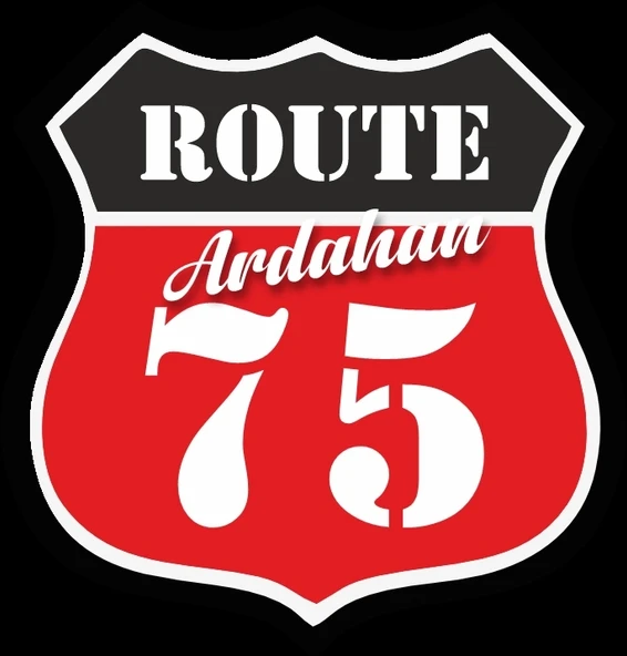 75 Ardahan Sticker 10x10 cmRenkli Sticker ürün görseli 1