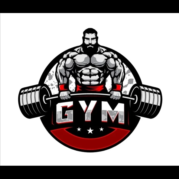 GYM 10x10 cm Renkli Sticker ürün görseli 1