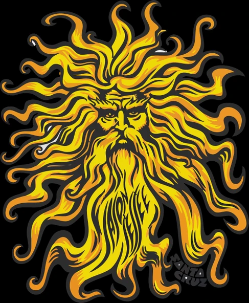 Zeus Sticker 10x10 cmRenkli Sticker ürün görseli 1