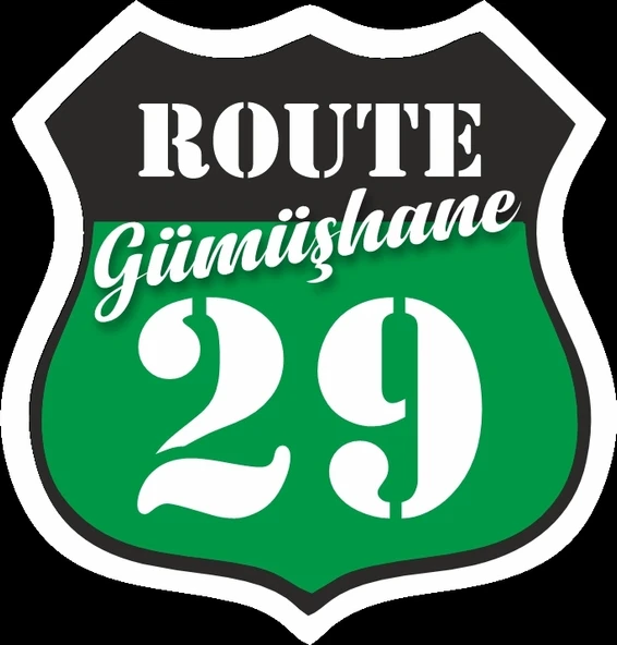 29 Gümüşhane Sticker 10x10 cmRenkli Sticker ürün görseli 1