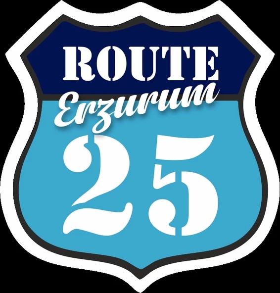 25 Erzurum Sticker 10x10 cmRenkli Sticker ürün görseli 1