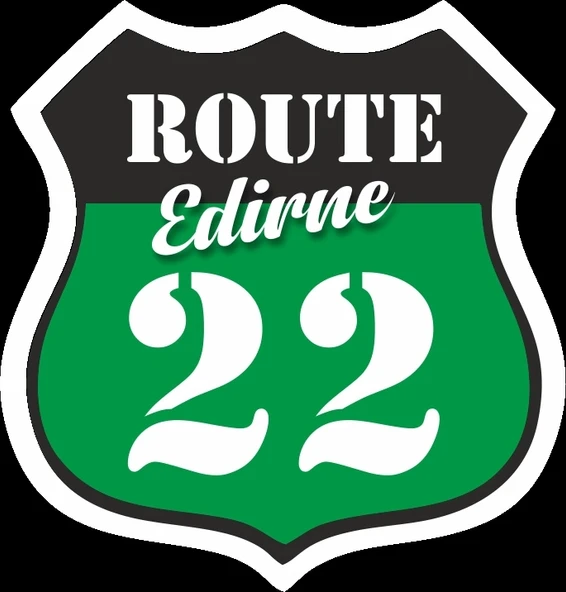 22 Edirne Sticker 10x10 cmRenkli Sticker ürün görseli 1