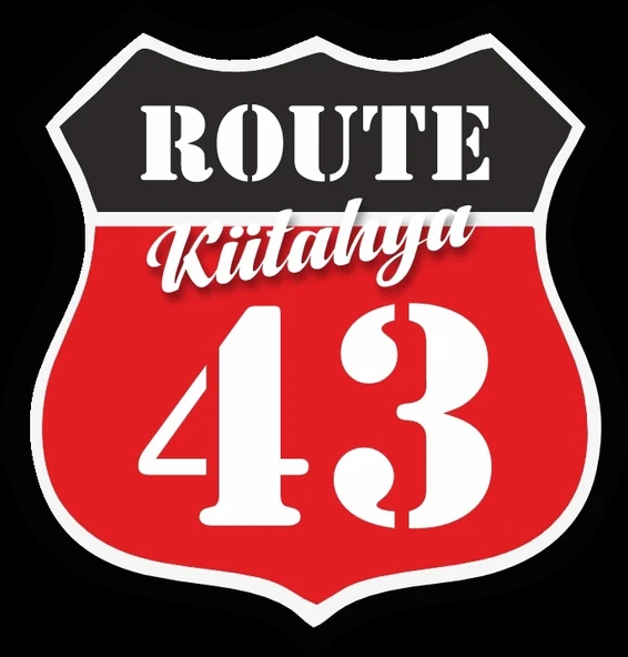 43 Kütahya Sticker 10x10 cmRenkli Sticker ürün görseli 1