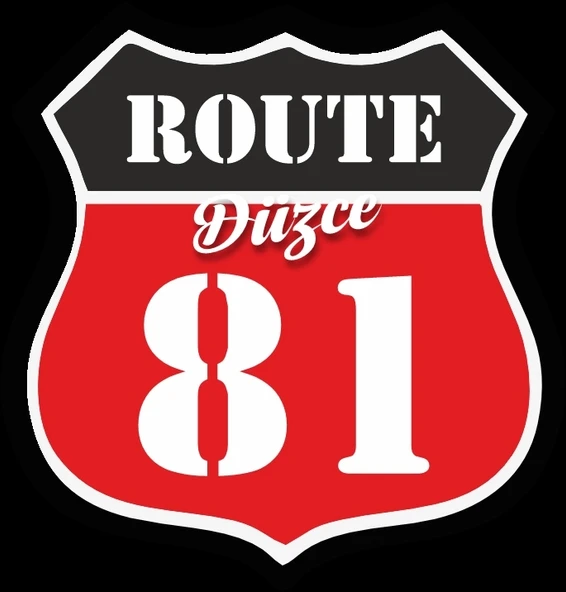 81 Düzce Sticker 10x10 cmRenkli Sticker ürün görseli 1