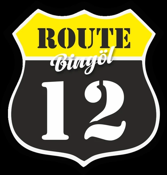 12 Bingöl Sticker 10x10 cmRenkli Sticker ürün görseli 1