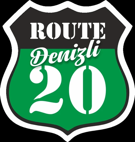 20 Denizli Sticker 10x10 cmRenkli Sticker ürün görseli 1