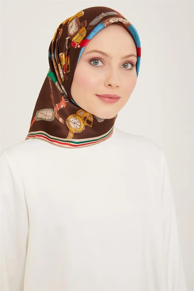 Sura İpek Eşarp  9141D (S ) - Resim 5