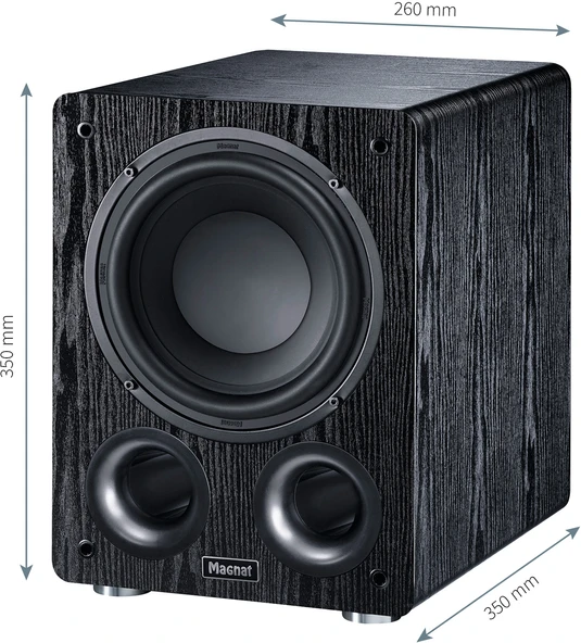 Magnat Alpha RS 8 Siyah Subwoofer - Resim 3