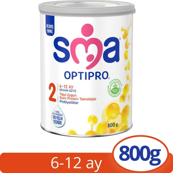 SMA Optipro 2 Probiyotik Devam Sütü 800 gr - Resim 2