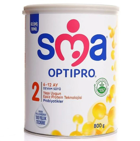 SMA Optipro 2 Probiyotik Devam Sütü 800 gr - Resim 3