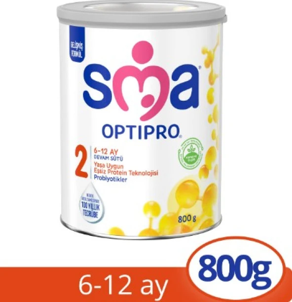 SMA Optipro 2 Probiyotik Devam Sütü 800 gr - Resim 4