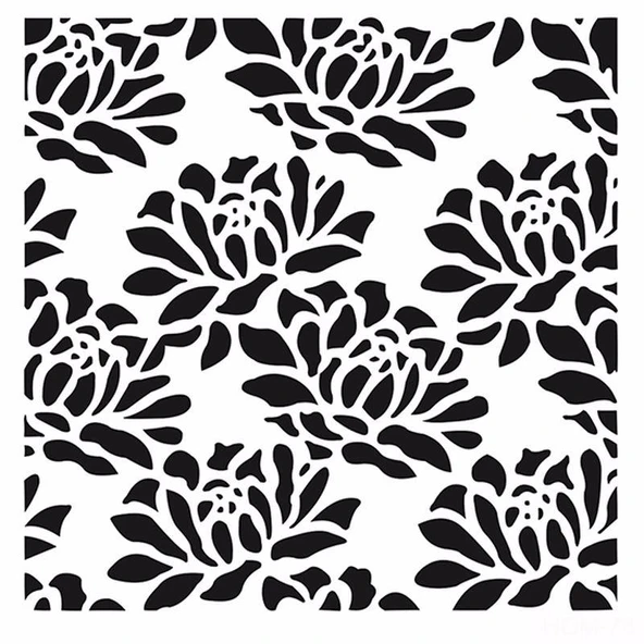 HOME DECOR STENCIL HD-78 45X45 ürün görseli 1