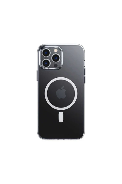 Apple iPhone 13 Pro Max Kılıf Wireless Magnetik Benks Crystal Series With Magnetic Clear Kapak ürün görseli 1