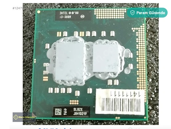 İNTEL İ3-380M 1.NESİL LAPTOP İŞLEMCİ SORUNSUZ ürün görseli 1