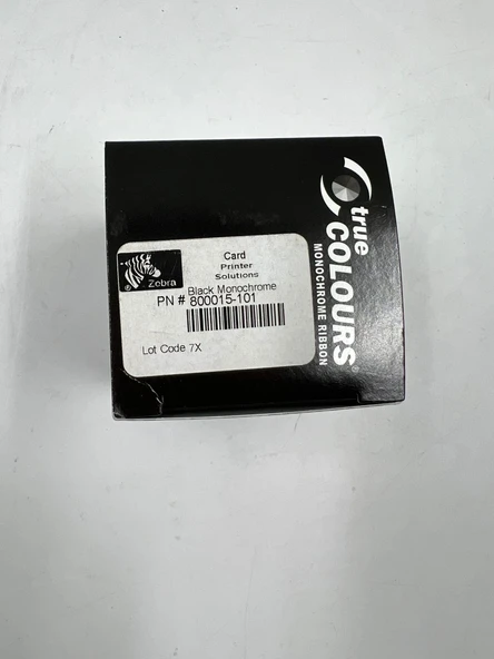Zebra P330I Black Monochrome Siyah Ribon - Resim 4
